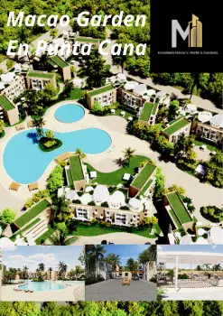 Vendo apartamento en macao-garden-punta cana