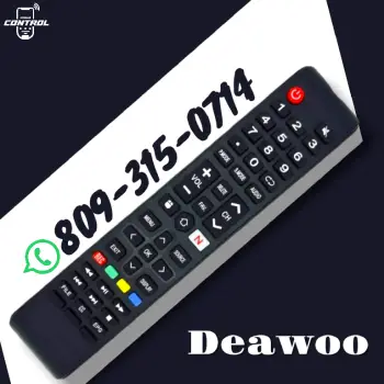 Control remoto deawoo para smart tv