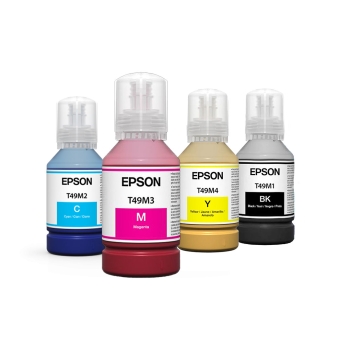 Kit de tintas genuinas epson cmyk t49m para sure color para impresoras