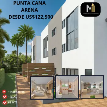 Vendo apartamento residencial arenas punta cana – vista cana