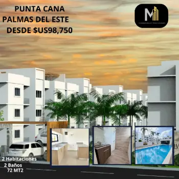 Vendo apartamento en palmas del este punta cana