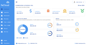 Sistema de facturación en la nube - control de inventario en web deskt