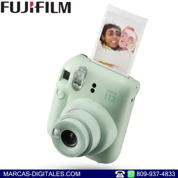 Fujifilm instax mini 12 verde camara de fotos instantaneas polaroid