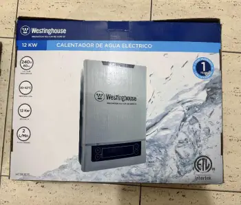 Calentador eléctrico 12kw 2 litros westinghouse