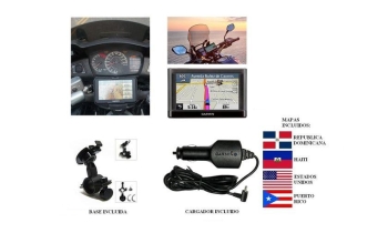 Gps motocicleta navegador garmin mapa rd haiti motor