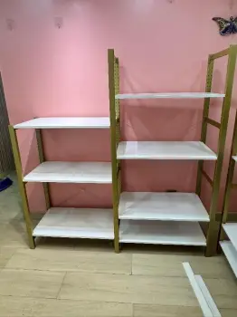 Vendo mueble dorados con blanco