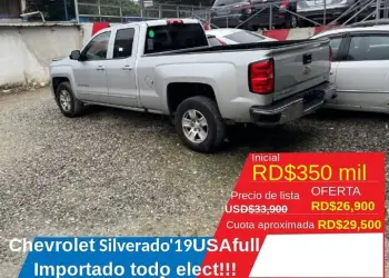 Chevrolet silverado blanco 2019 americano recien importado