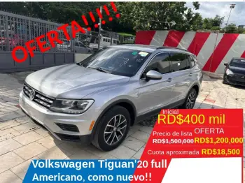 Volkswaguer  tiguan gris 2020 americano recien importado