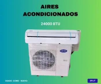 Aire acondicionado 24000 btu split convencional