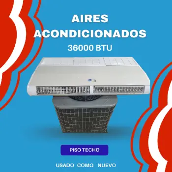 Aire acondicionado de 36000 btu piso techo convencional