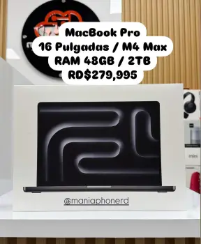 Macbook pro 16 m4 max 48gb/2tb nuevas selladas