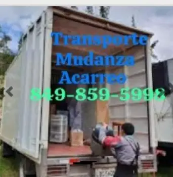 Transporte acarreo mudanzas en todo el pais 849-815-6873