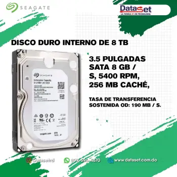 Disco duro seagate 8 tb