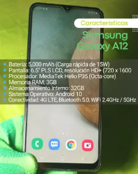 Samsung galaxy a12 32gb en santo domingo oeste