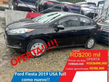 Ford fiesta 2019 americano recien importado