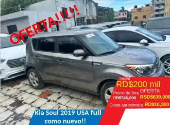 Kia soul gris 2019 americano recien importado