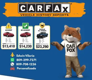 Reporte carfax totalmente original con ayuda e interpretacion