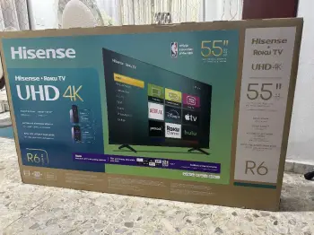 Tv smart hisense 55 pulgadas 4k sellada!!