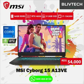 ???? msi cyborg 15 potencia y velocidad para dominar el juego! ???????