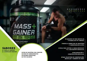 Proteína mass gainer de 6 lib