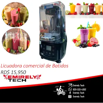 Licuadora comercial de batidas smoothie jugo frozen