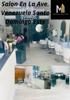 Vendo punto comercial salón de belleza totalmente amueblado