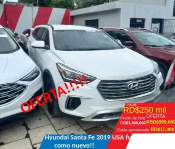 hyundai santa fe americano recien importado