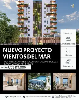 Vendo apartamento en juan dolió