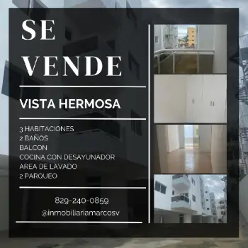 Vendo apartamentos ubicados en vista hermosa