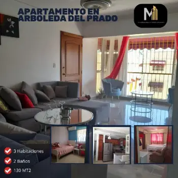 Vendo apartamento en residencial  arboleda del prado