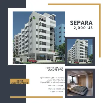 Vive con lujo y comodidad! apartamento 122 metros de 2 habitación con