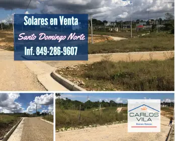 Solares en venta en villa mella santo domingo norte