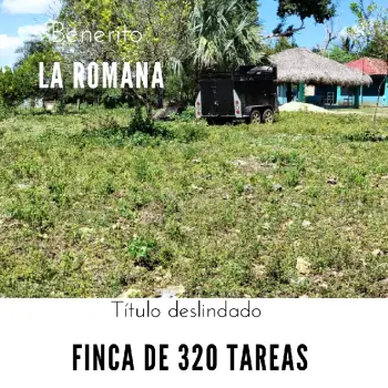 Finca de 320 tareas eco-turísticas y agrícolas con río en la romana