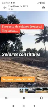 Solares con titulos prox ney arias lora y av c de gaulle financiamient