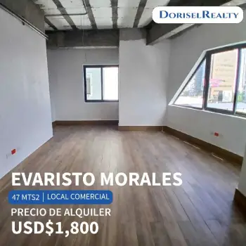 Alquiler de local comercial en sector evaristo morales