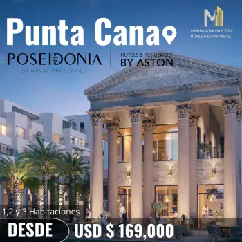 Vendo apartamentos poseidonia en cana bay punta cana