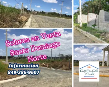 Solares en venta en villa mella santo domingo norte