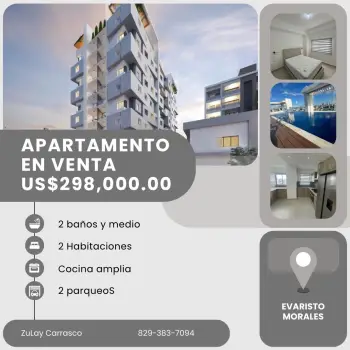 Apartamento en venta en evaristo morales santo domingo