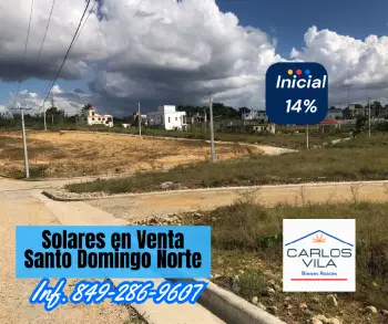 Solares en venta en santo domingo norte