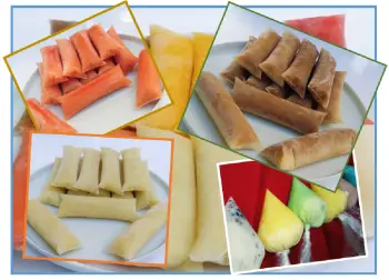 Fundas resistentes para helados caseros / esquimalitos