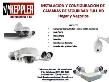 Reparacion e instalación de camaras de seguridad para el cuidado de su
