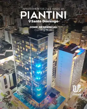 Apartamentos de 2 y 3 habitaciones en piantini