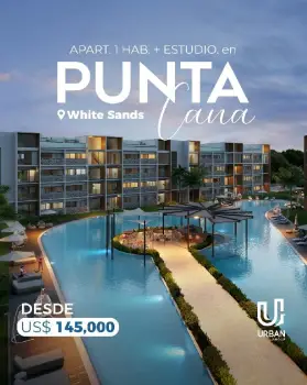 Apartamentos a 3 minutos de playa white sands punta cana