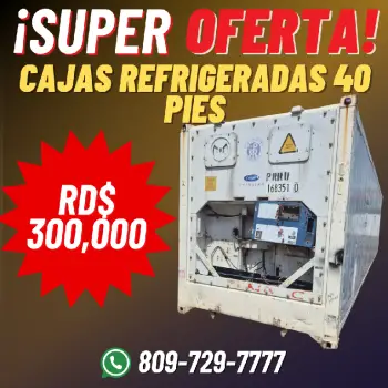 Contenedores cajas refrigeradas 40 pies rd 300000
