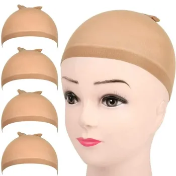 Gorro de peluca 4 piezas