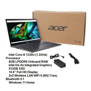 Laptop acer aspire a515 15.6 i5 13th gen 8gb ddr5 512gb ssd nvme nueva