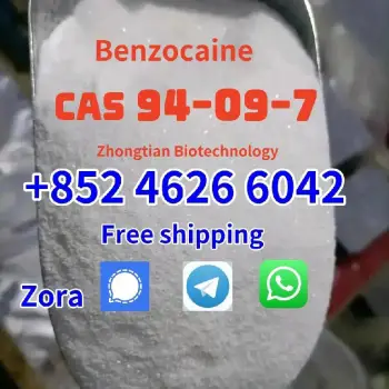 99 high purity benzocaine cas 94-09-7 top grade with good feedbacks