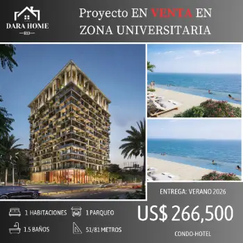 Vendo hermoso proyecto frente al palacio de bellas artes.