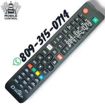 Control marca d.world para smart tv original