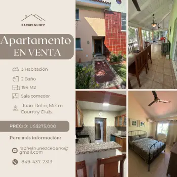 Villa de 3 habitaciones en venta en juan dolio.